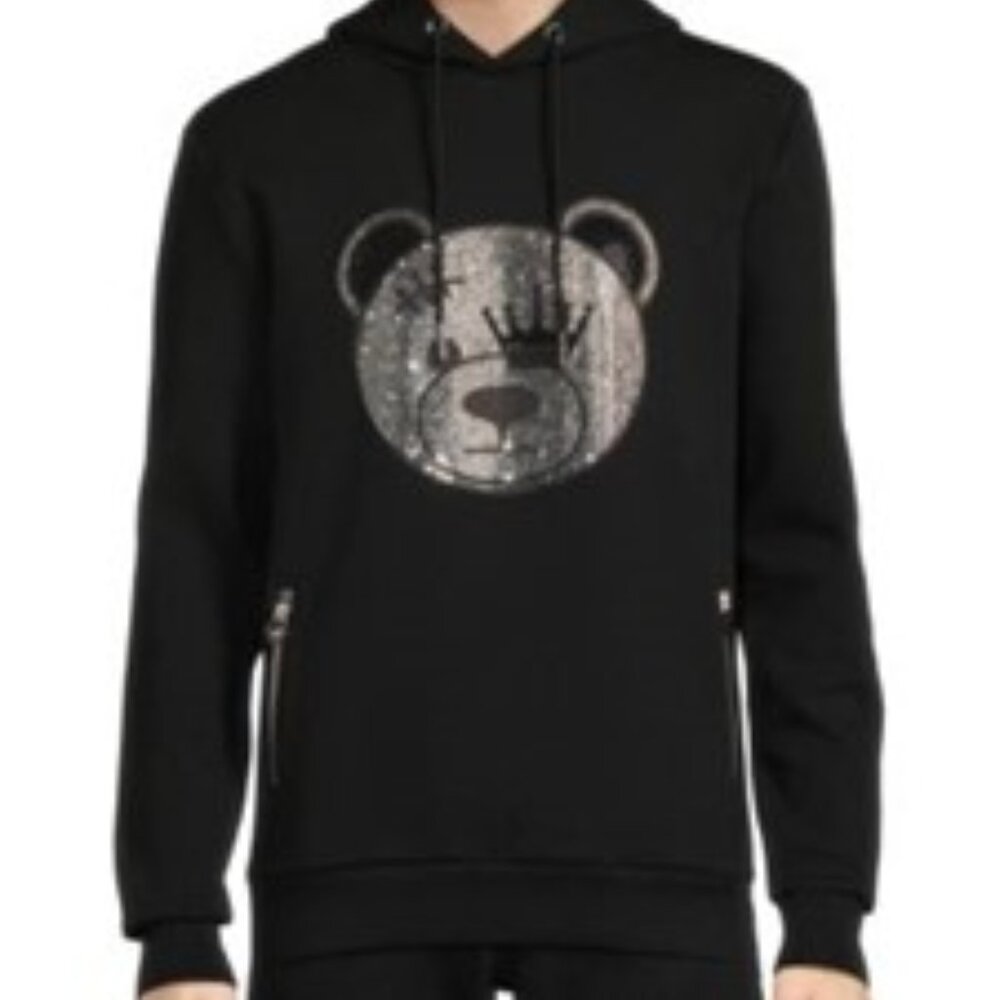 Bertigo Teddymax Rhinestone Pullover Hoodie